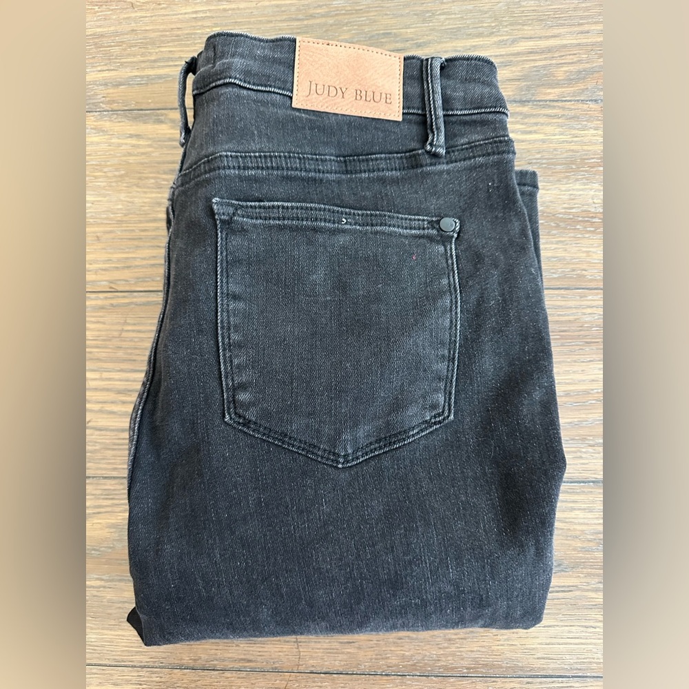 Judy Blue Straight Leg Dark‎ Wash Denim Jeans Size 7/28 Gently Worn